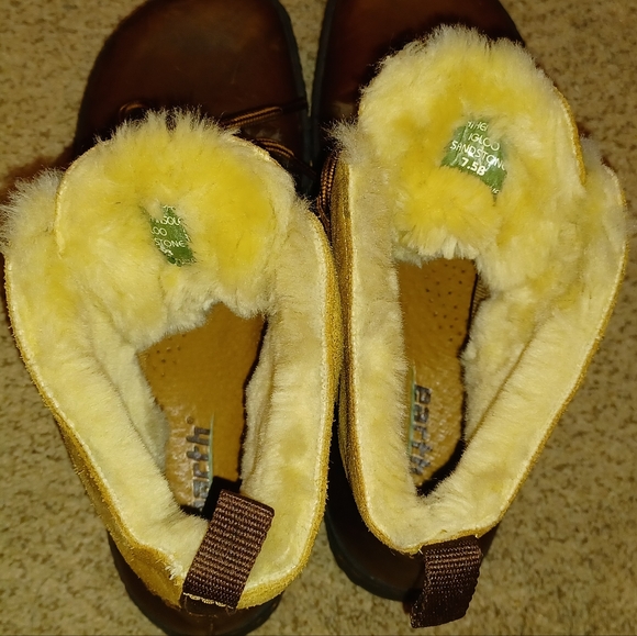 Earth Igloo Leather Sandstone Eclipse Lace Up with box Women's Size 7.5B - Picture 10 of 11